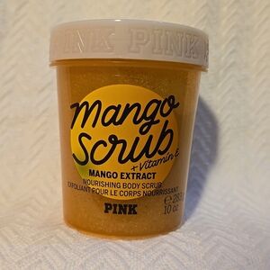 Victoria’s Secret PINK Mango nourishing body scrub vitamin e polish exfoliating
